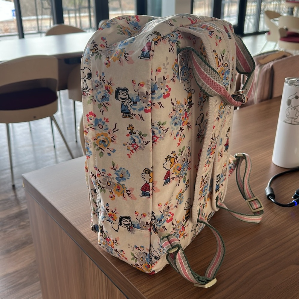 Peanuts Snoopy X Cath Kidston 15 inches rosewood backpack - Picture 9 of 10